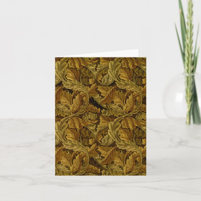 William Morris Fine Floral Wallpaper Pattern Karte (Vorderseite)