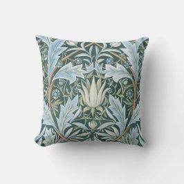 William Morris Fine Floral Wallpaper Pattern Kissen