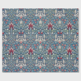 William Morris FLORAL BLUE Wrapping Paper Geschenkpapier