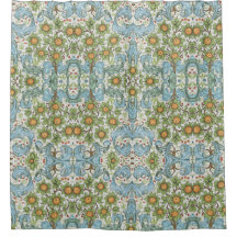 William Morris Floral Blume Acanthus Verlasst Blue