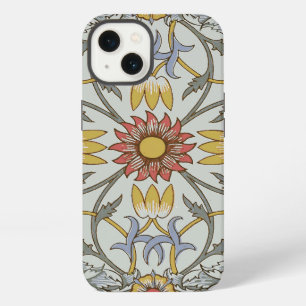 William Morris Floral Circle Blumenillustration iPhone 13 Hülle