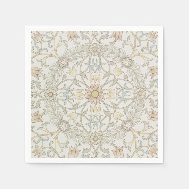William Morris Floral Cocktail Napkins Serviette (Vorderseite)