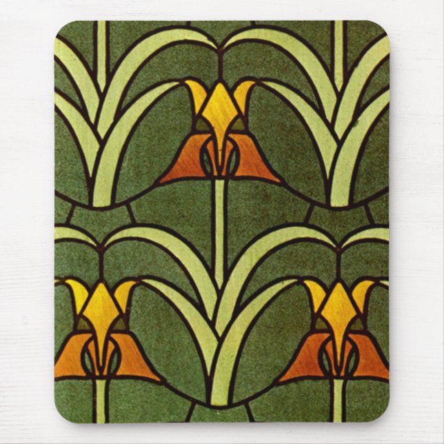 William Morris Floral Design - Mauspad (Vorne)