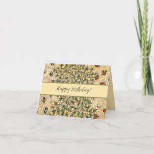 William Morris Floral Fruit Garden Blume Classic Dankeskarte