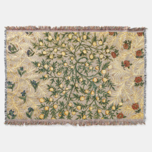 William Morris Floral Fruit Garden Blume Classic Decke
