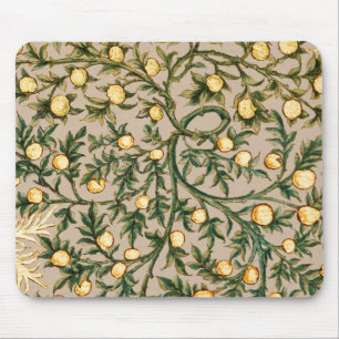 William Morris Floral Fruit Garden Blume Classic Mousepad