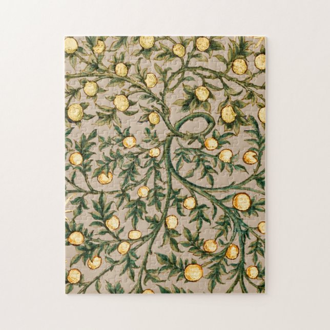 William Morris Floral Fruit Garden Blume Classic Puzzle (Vertikal)