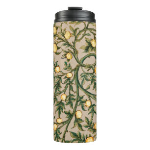William Morris Floral Fruit Garden Blume Classic Thermosbecher
