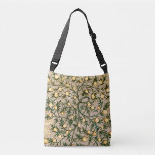 William Morris Floral Fruit Garden Blume Classic Tragetaschen Mit Langen Trägern