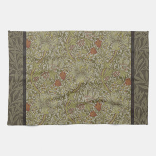 William Morris Floral lila willow art print design Geschirrtuch