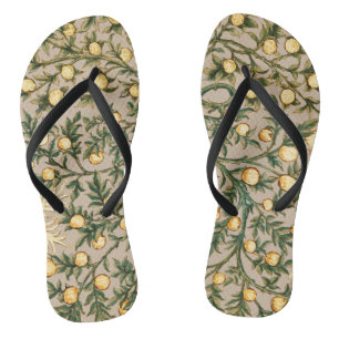 William Morris Floral Obstgarten-Blume Klassiker Flip Flops