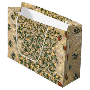 William Morris Floral Obstgarten-Blume Klassiker Große Geschenktüte