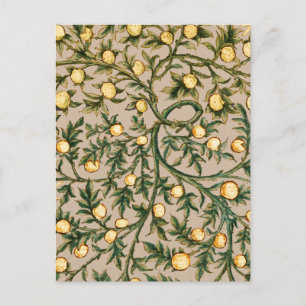 William Morris Floral Obstgarten-Blume Klassiker Postkarte