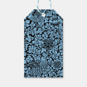 William Morris Floral Pattern Bird Anenome Geschenkanhänger