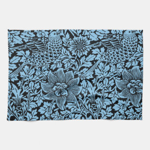 William Morris Floral Pattern Bird Anenome Geschirrtuch