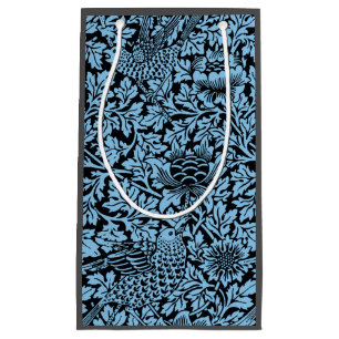 William Morris Floral Pattern Bird Anenome Kleine Geschenktüte