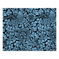 William Morris Floral Pattern Bird Anenome