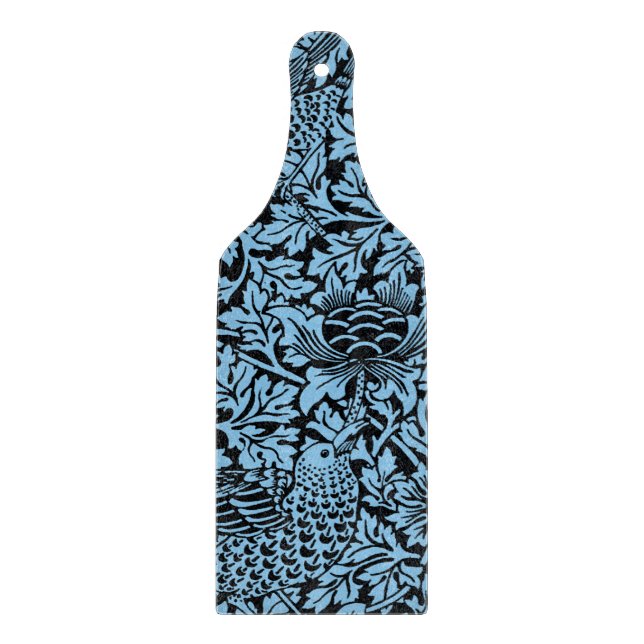 William Morris Floral Pattern Bird Anenome Schneidebrett (Vorderseite)