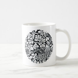 William Morris Floral Pattern Bird Anenome Tasse