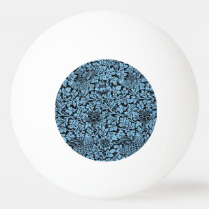 William Morris Floral Pattern Bird Anenome Tischtennisball