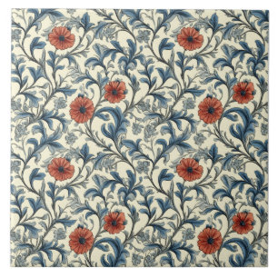 William Morris Floral Pattern Fliese