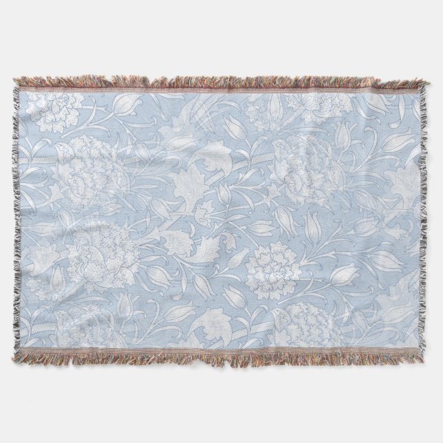 William Morris Floral Pattern in Blue Decke (Vorderseite)