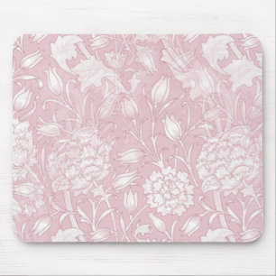 William Morris Floral Pattern in Pink Mousepad