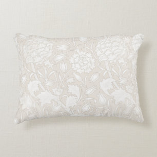 William Morris Floral Pattern in Sepia Dekokissen
