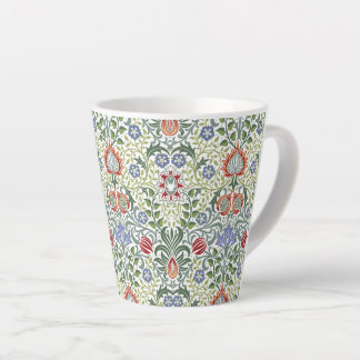 William Morris Floral Persian Vintag Pattern Milchtasse