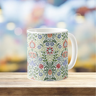 William Morris Floral Persisch Vintage-Muster Kaffeetasse