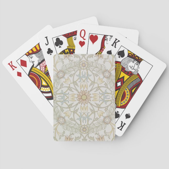 William Morris Floral Playing Cards Spielkarten (Rückseite)