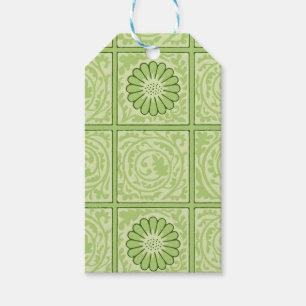 William Morris Floral & Stylized Blätter Pattern Geschenkanhänger