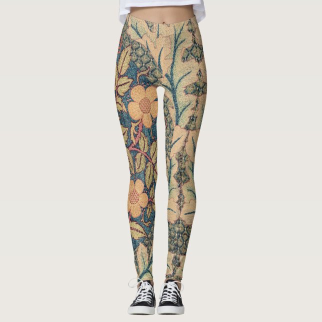 William Morris FLORAL TEXTILE DESIGS LEGGINGS (Vorderseite)