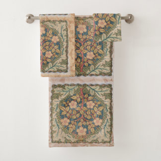 William * Morris Floral Tree Trellis A-2 Badhandtuch Set