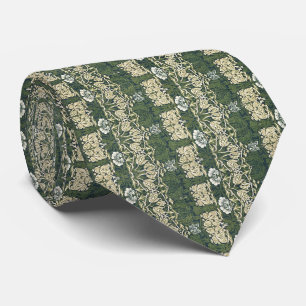 William Morris Floral Vintage Art Tulpe und Rose Krawatte