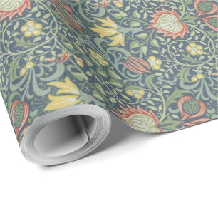 William Morris Floral Vintage Persermuster Geschenkpapier