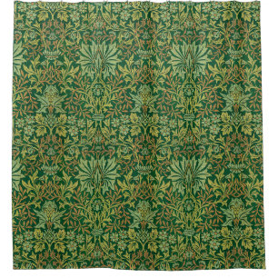 William Morris "Flower Garden" Duschvorhang