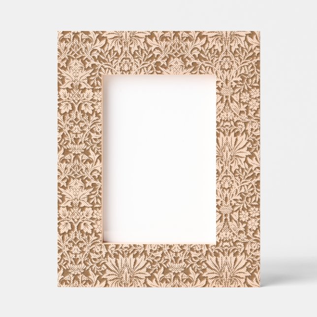 William Morris Flower Garden-Greens Geätzte Rahmen (Vorderseite)