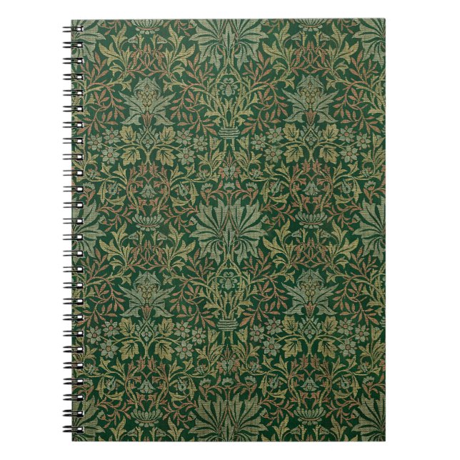 William Morris Flower Garden-Greens Notizblock (Vorderseite)