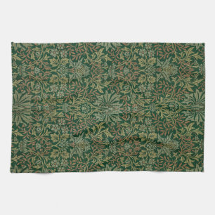 William Morris Flower Garden-Grün Geschirrtuch