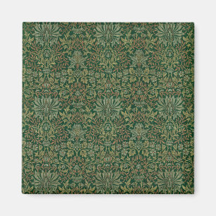 William Morris Flower Garden-Grün Magnet