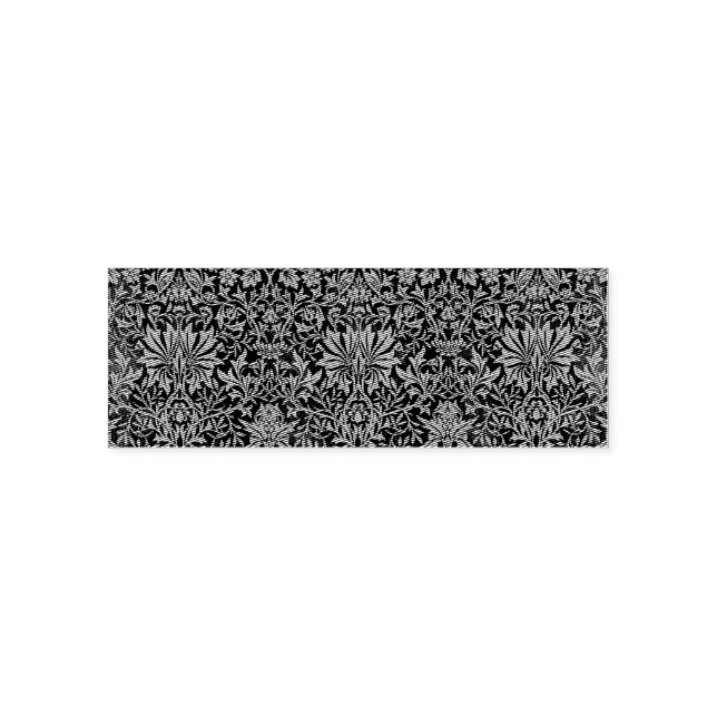 William Morris Flower Garden-Grün Permastempel (Design)