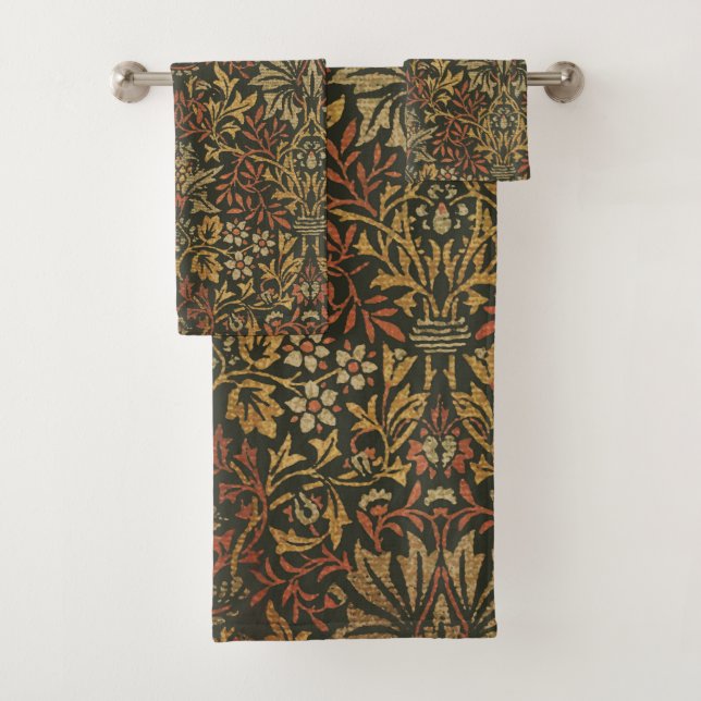 William Morris Flower Garden Tapestry Badhandtuch Set (Insitu)
