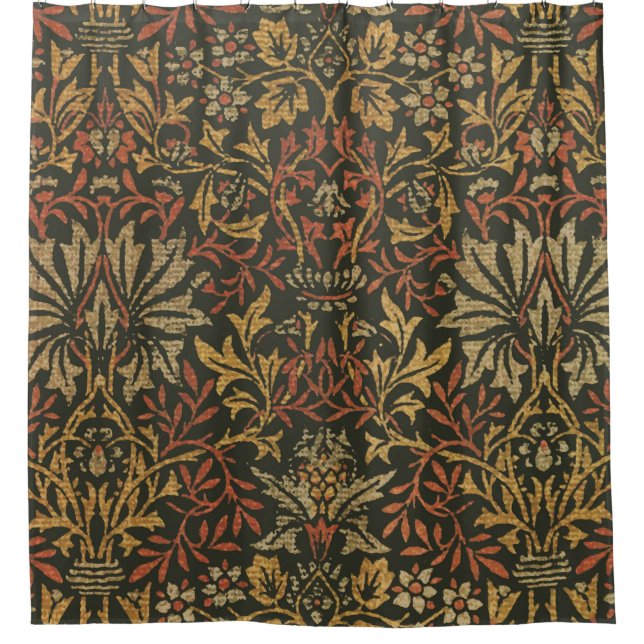 William Morris Flower Garden Tapestry Duschvorhang (Vorderseite)