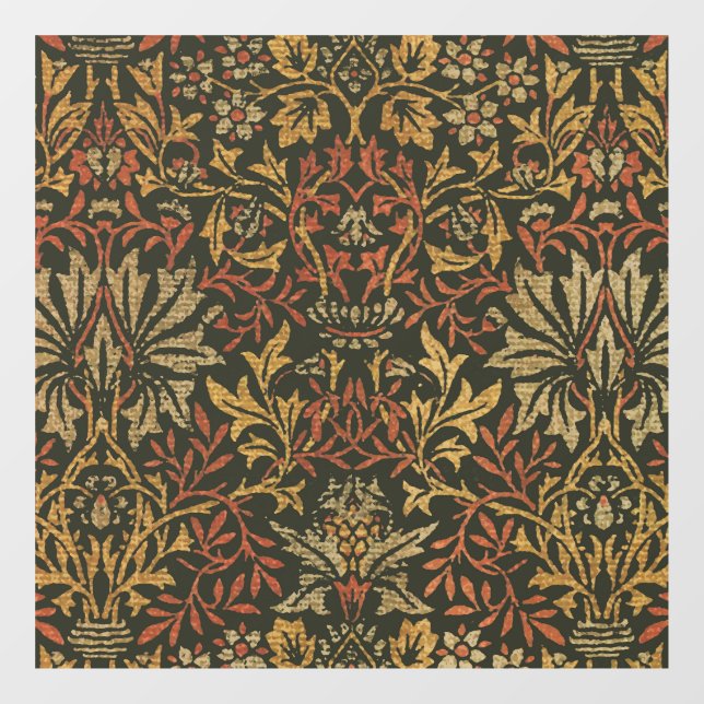 William Morris Flower Garden Tapestry Fensteraufkleber (Blatt)