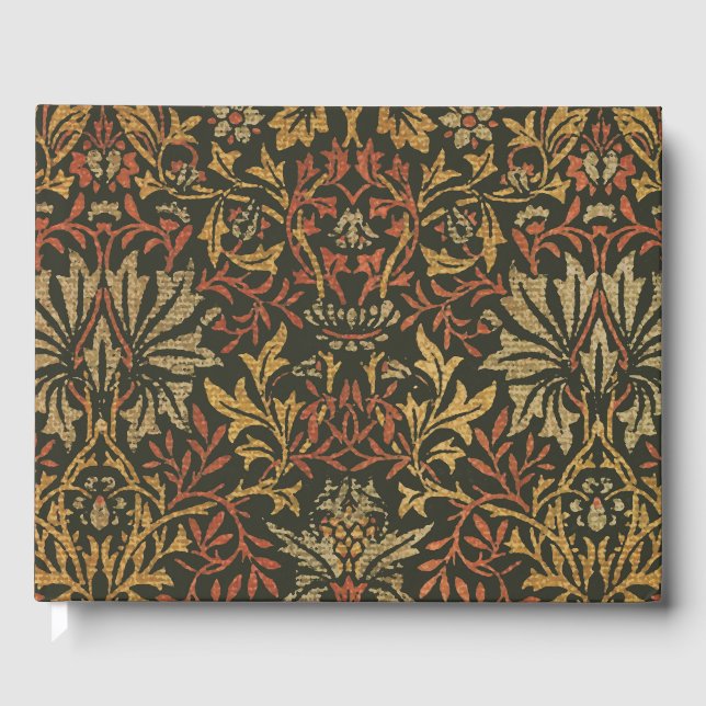 William Morris Flower Garden Tapestry Gästebuch (Vorderseite)