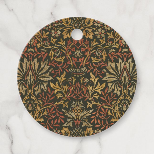 William Morris Flower Garden Tapestry Geschenkanhänger (Vorderseite)