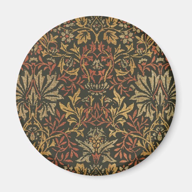 William Morris Flower Garden Tapestry Magnet (Vorne)