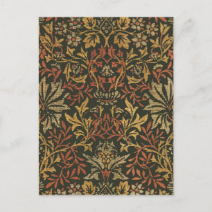 William Morris Flower Garden Tapestry Postkarte
