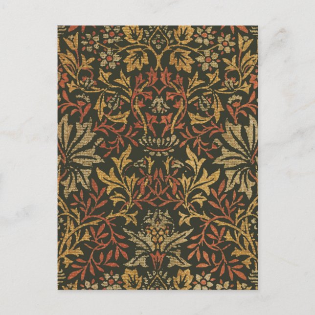 William Morris Flower Garden Tapestry Postkarte (Vorderseite)